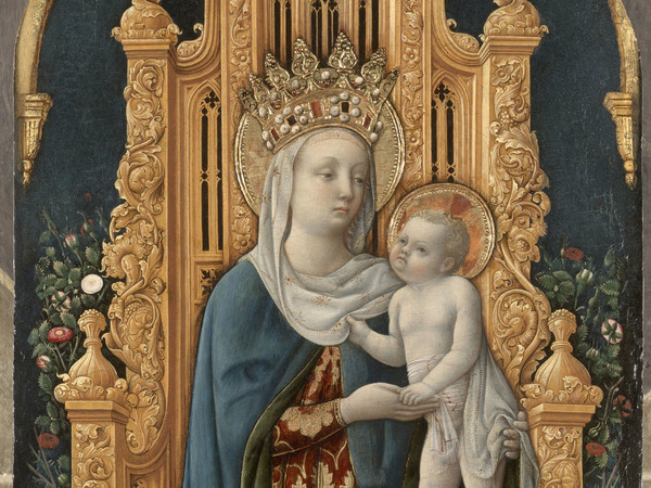 antonio vivarini madonna in trono con gesù bambino 1443